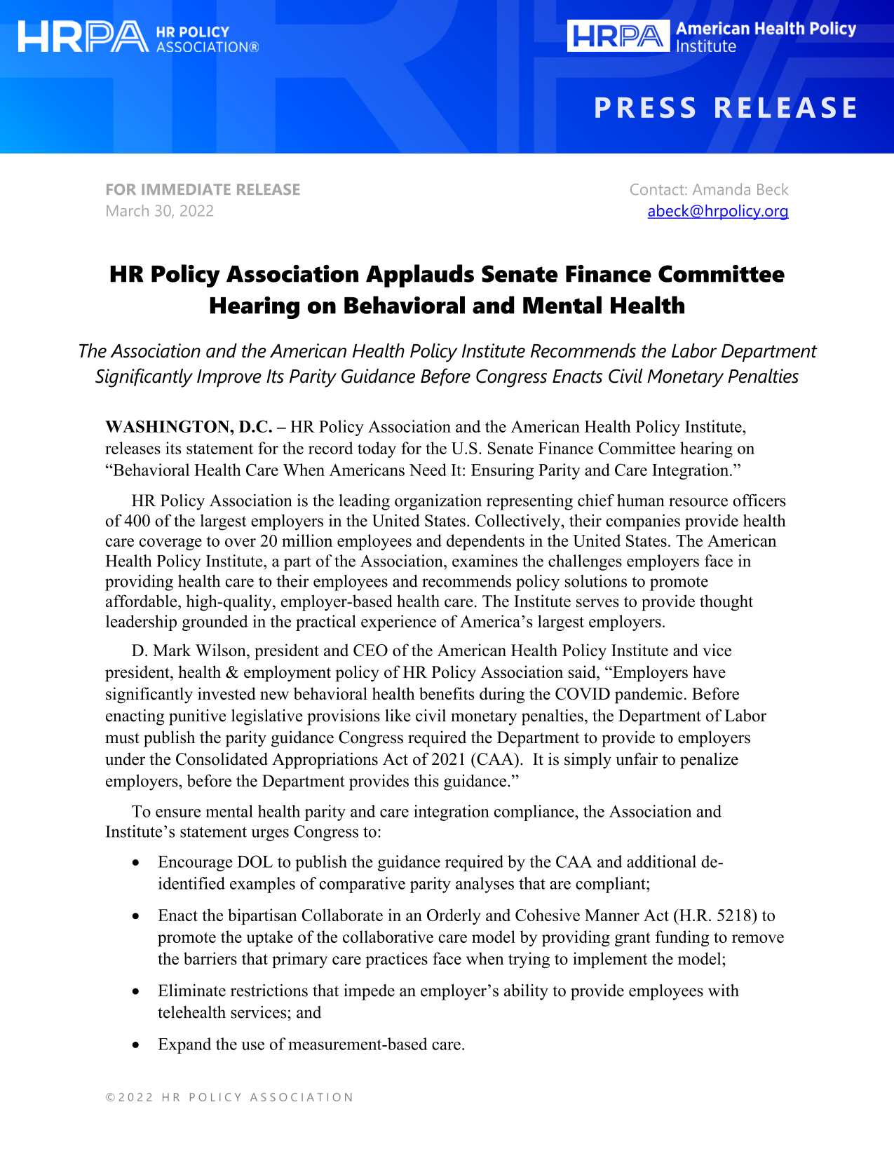 22-08_PR_Senate_Finance_Mental_Beh_Health.pdf